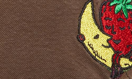 Sky High Farm Workwear Gender Inclusive Logo Embroidered Trapper Cap In Brown