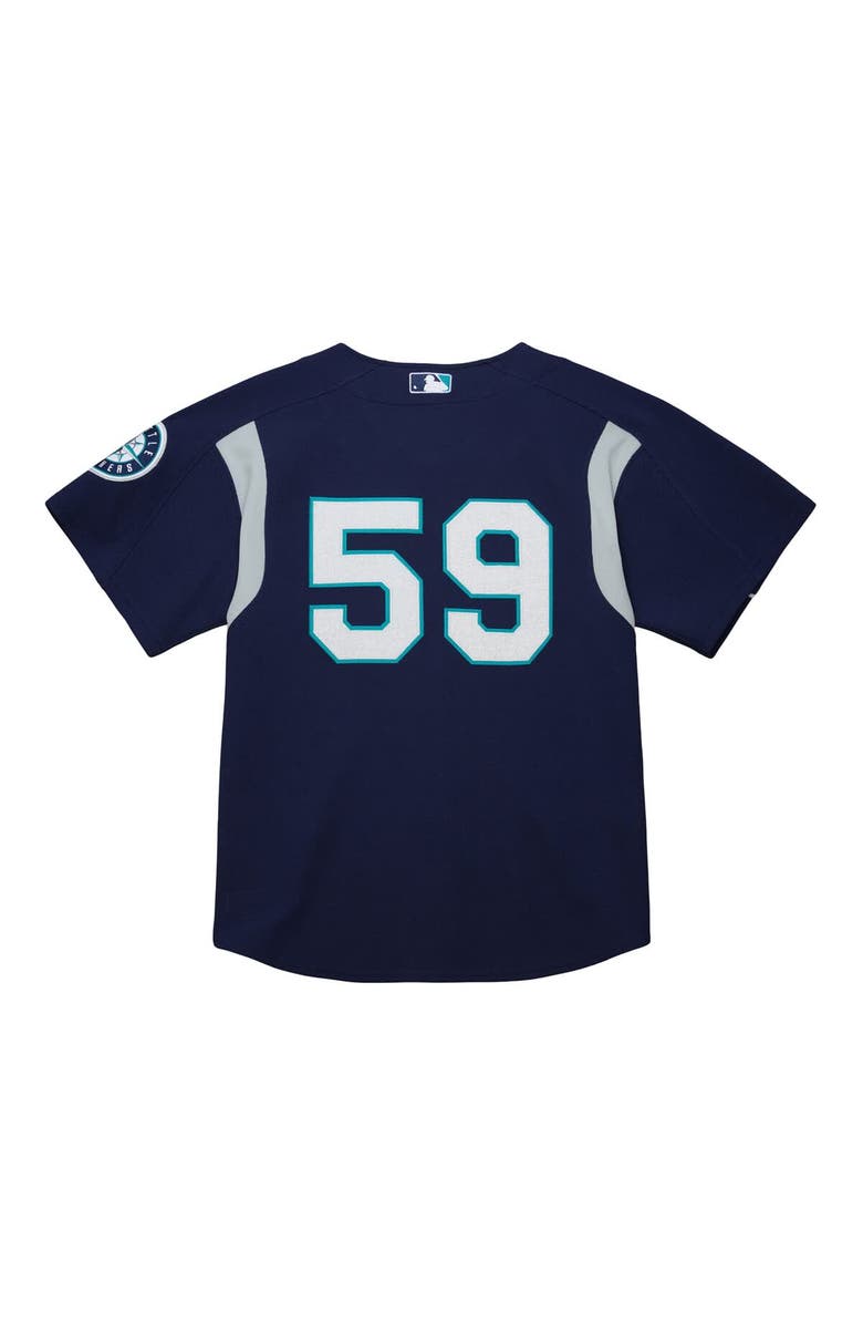 Mitchell & Ness Men's Mitchell & Ness Felix Hernandez Navy Seattle Mariners Cooperstown Collection Batting Practice Jersey, Alternate, color, Navy