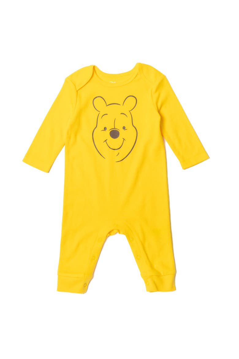 Winnie the Pooh Cosplay Coverall and Hat Set, Alternate, color, Winnie the Pooh Yellow