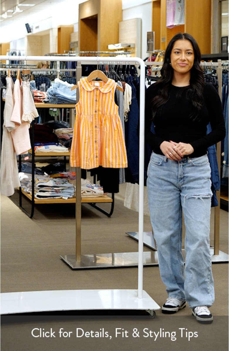 Kids' Stripe Sleeveless Dress, sales video thumbnail