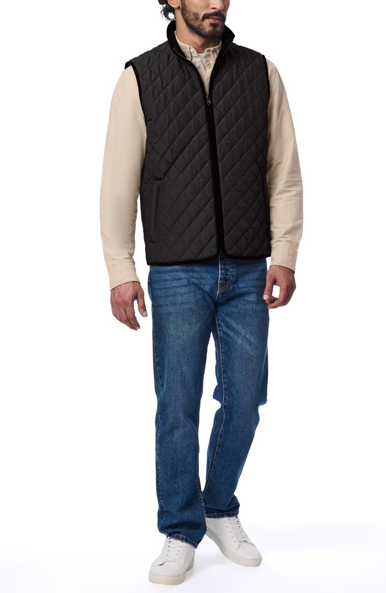 Bernardo Smart Leisure Quilted Vest, Alternate, color,