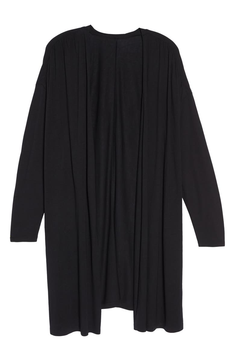 Sejour Gathered Shoulder Swing Cardigan, Alternate, color, 