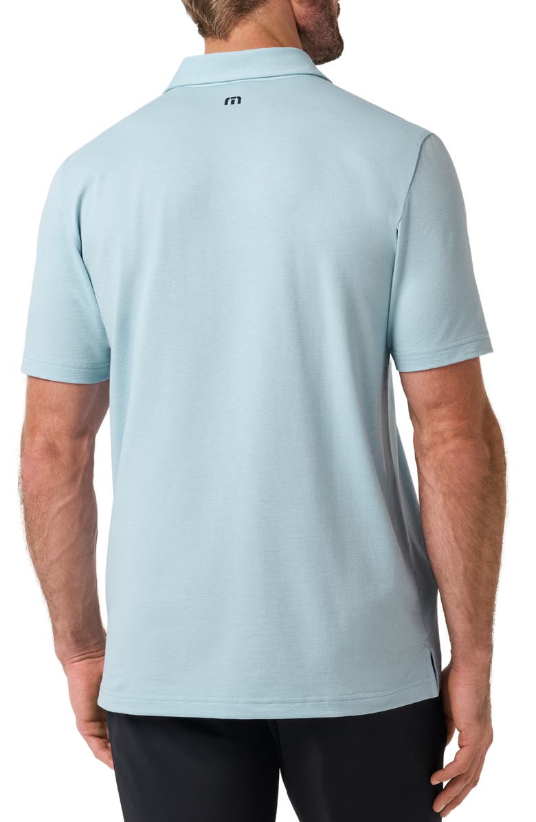 TravisMathew Performance Jersey Polo, Alternate, color, Forget Me Not