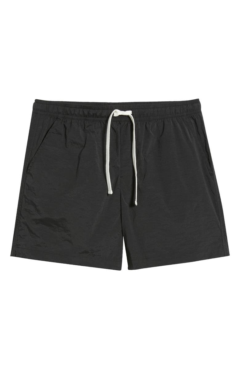 RIZORT Kore Drawstring Nylon Shorts, Alternate, color, Black
