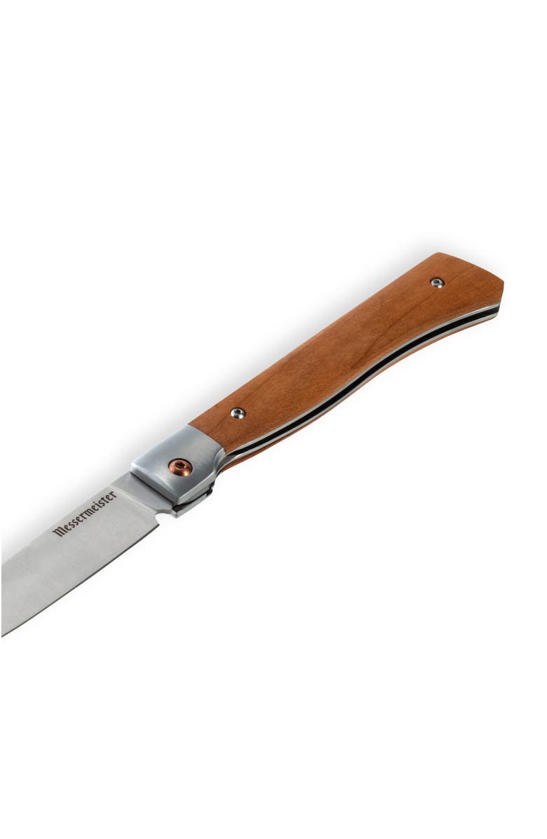 Messermeister Folding Steak Knife 4 inches, Alternate, color, Maple