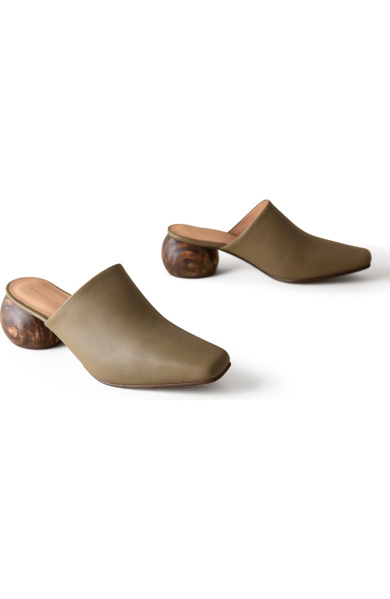 Huma Blanco Mina Mule, Alternate, color, Olive