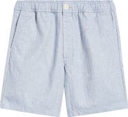 Wax London Kurt Stripe Cotton & Linen Shorts