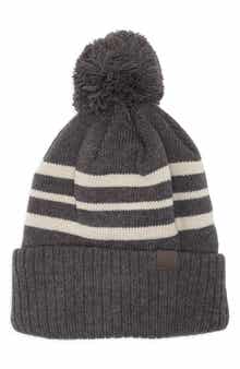 Rainforest Stripe Pom Knit Beanie