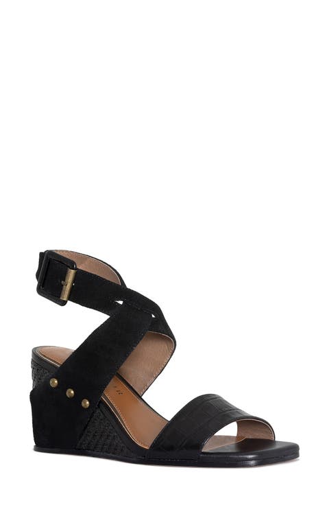 Strappy Wedge Sandal (Women)