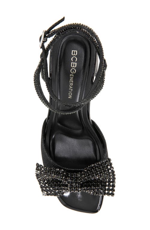 Bcbgeneration Tawny Ankle Strap Sandal In Black
