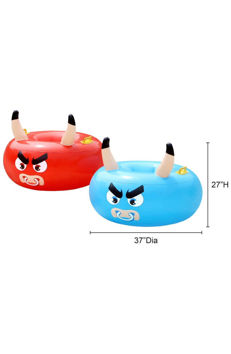 Banzai 2 Inflatable Body Bumper Toys, Alternate, color, Multicolored