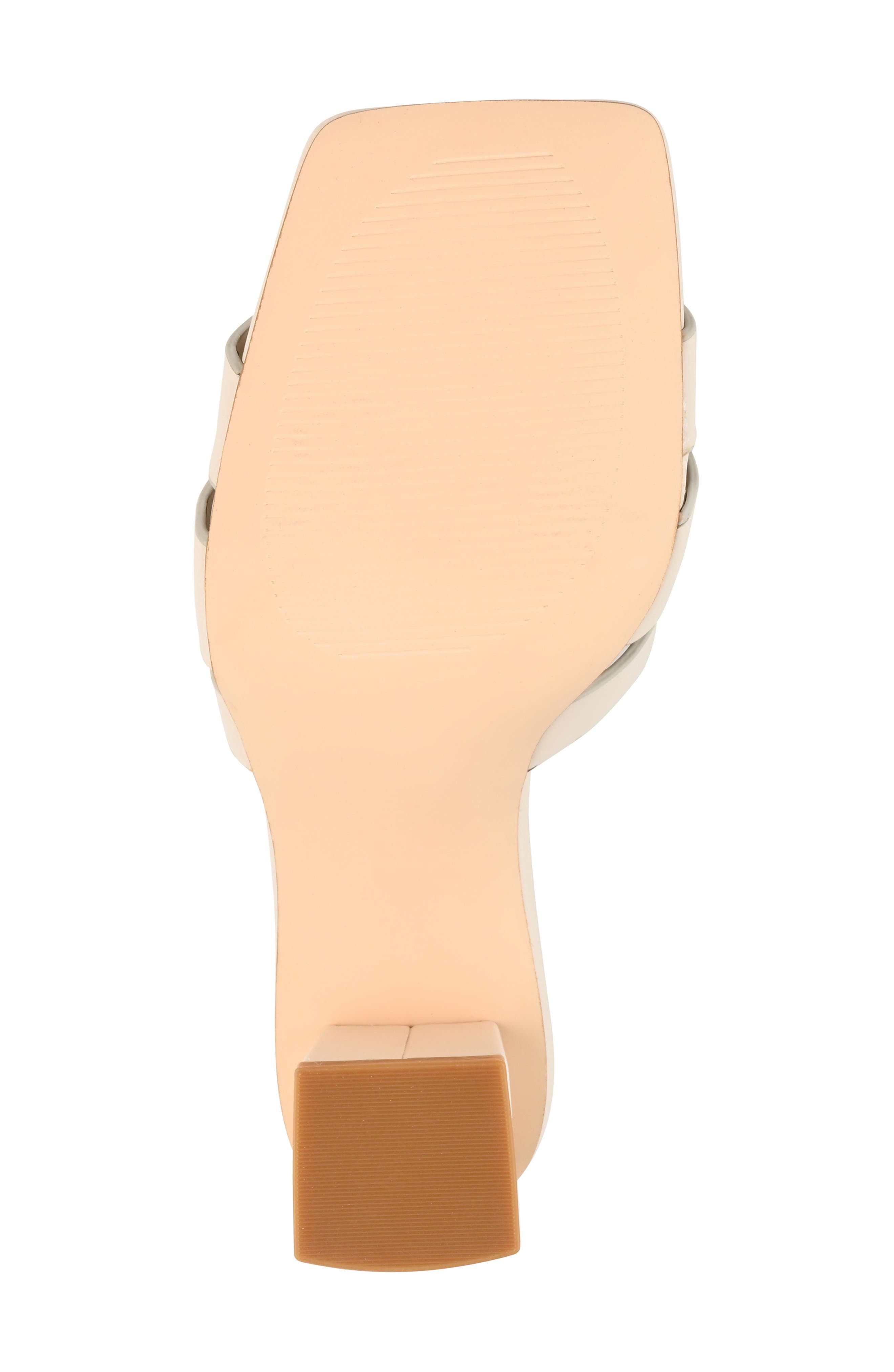 Journee Collection Renatta Mule Sandal, Alternate, color, Off White