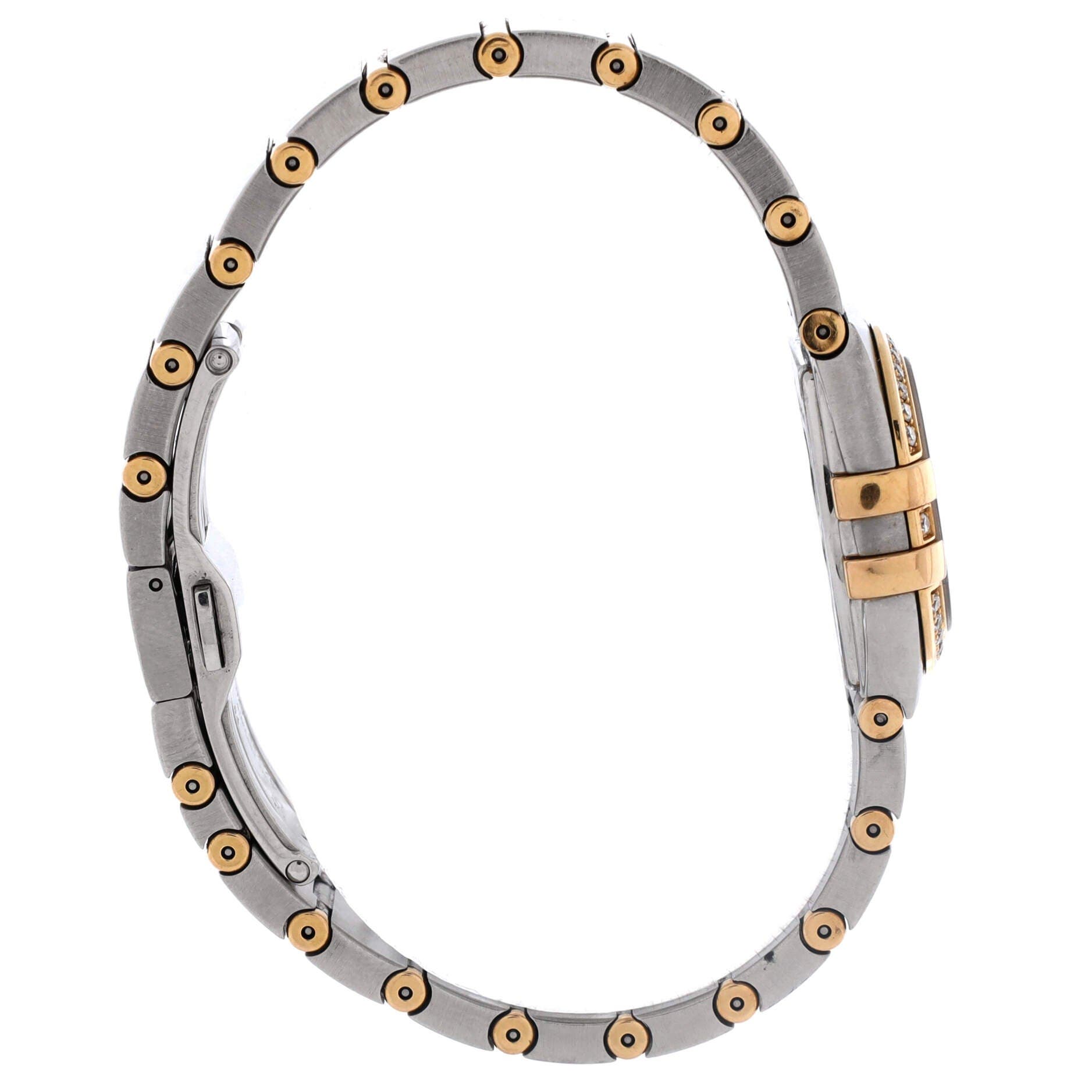 Constellation Quartz Watch Stainless Steel and Rose Gold with Diamond Bezel and Markers 30, Alternate, color, Metallic Silver