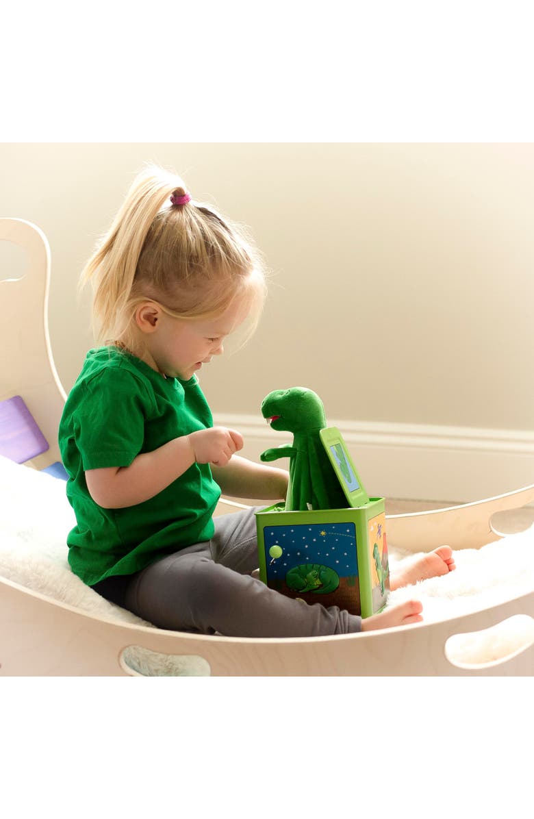 Jack Rabbit Creations Dinosaur Jack in The Box, Alternate, color, Multicolored