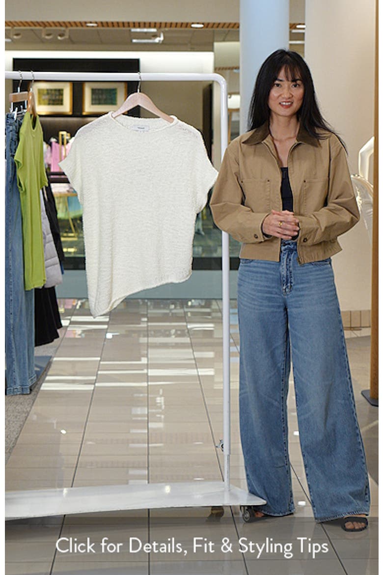 Open Stitch Knit Asymmetric Top video