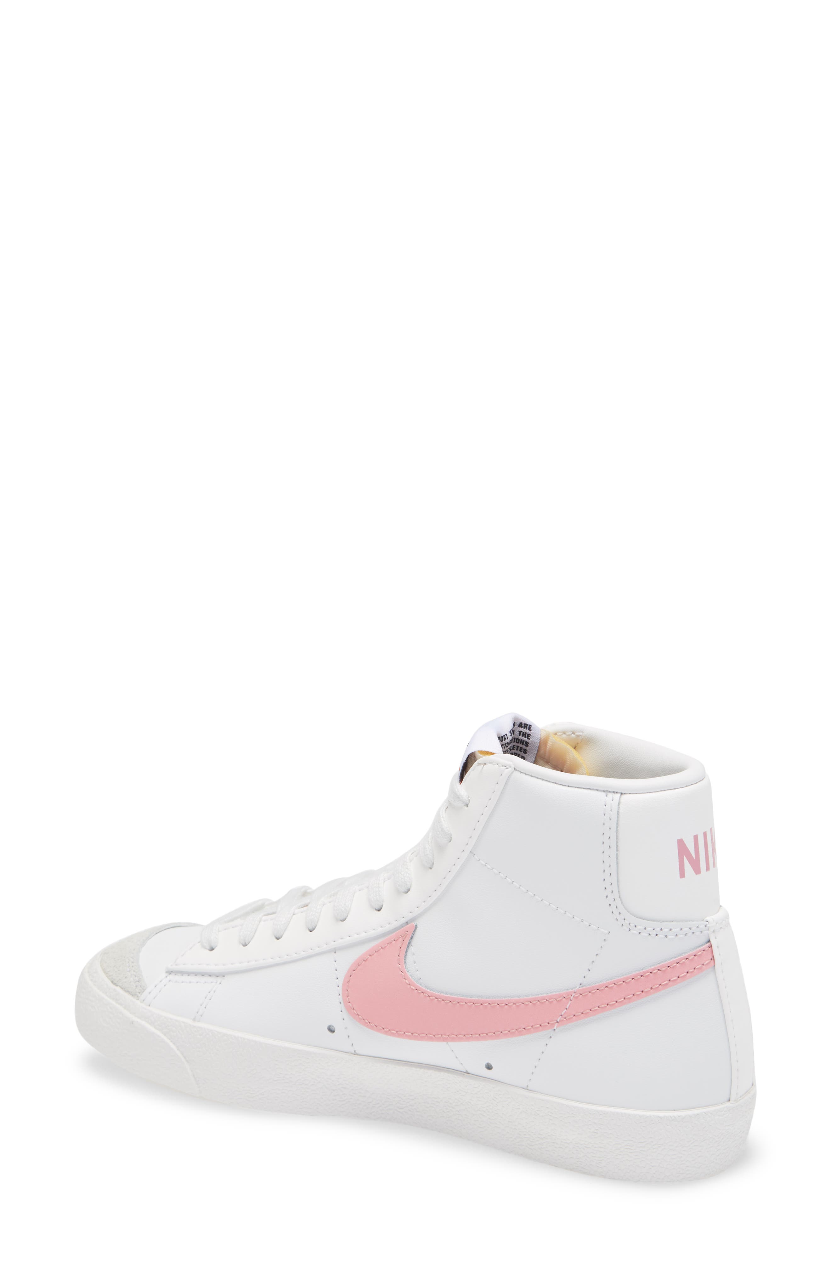 Nike Blazer Mid '77 Sneaker, Alternate, color, Summit White/ Sunset/ Black