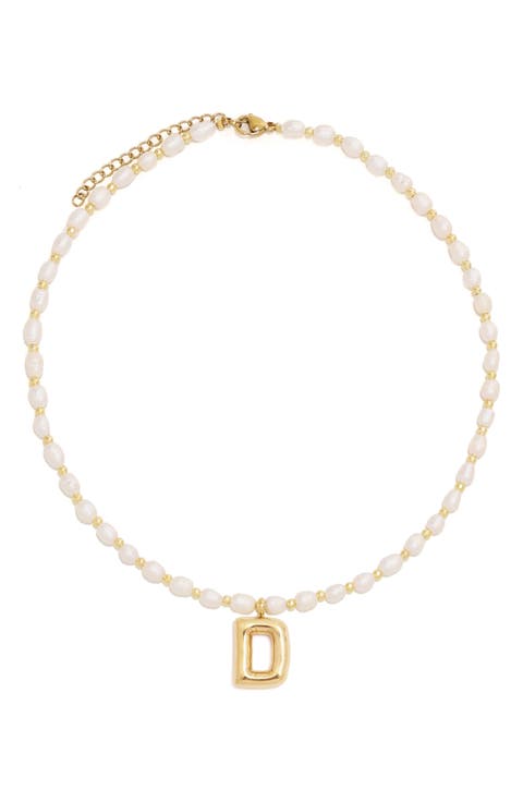 Dainty Initial Pendant Necklace