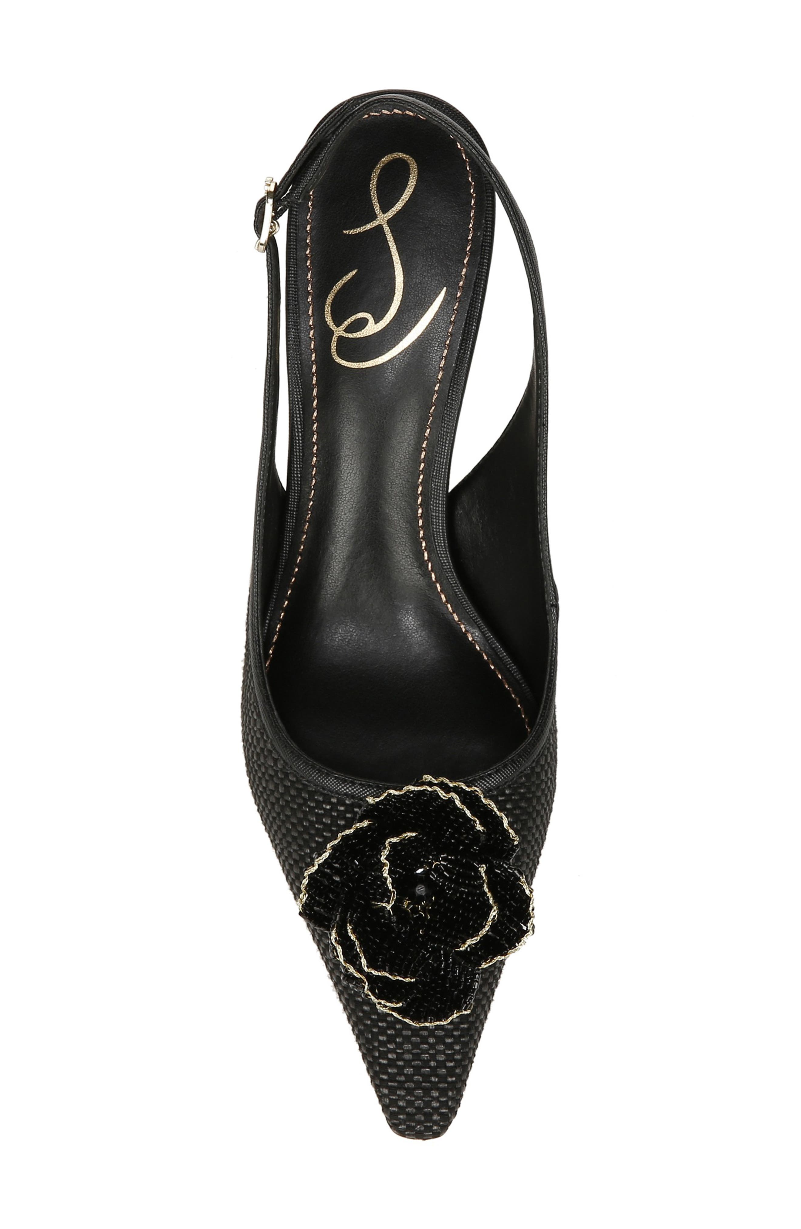 Sam Edelman Bianka Flora Kitten Heel Slingback Pump, Alternate, color, 