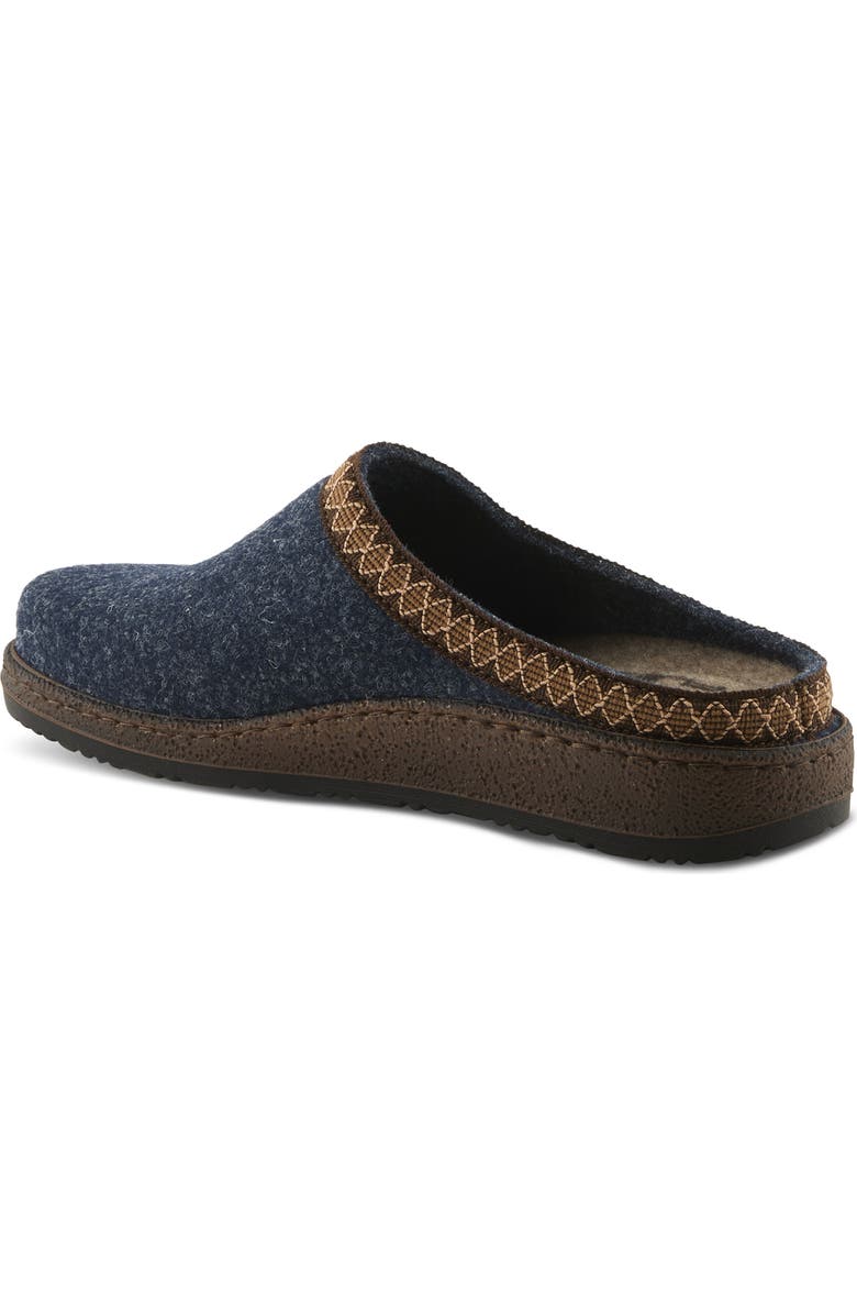 Flexus by Spring Step Snuggee Wool Clog, Alternate, color, Navy