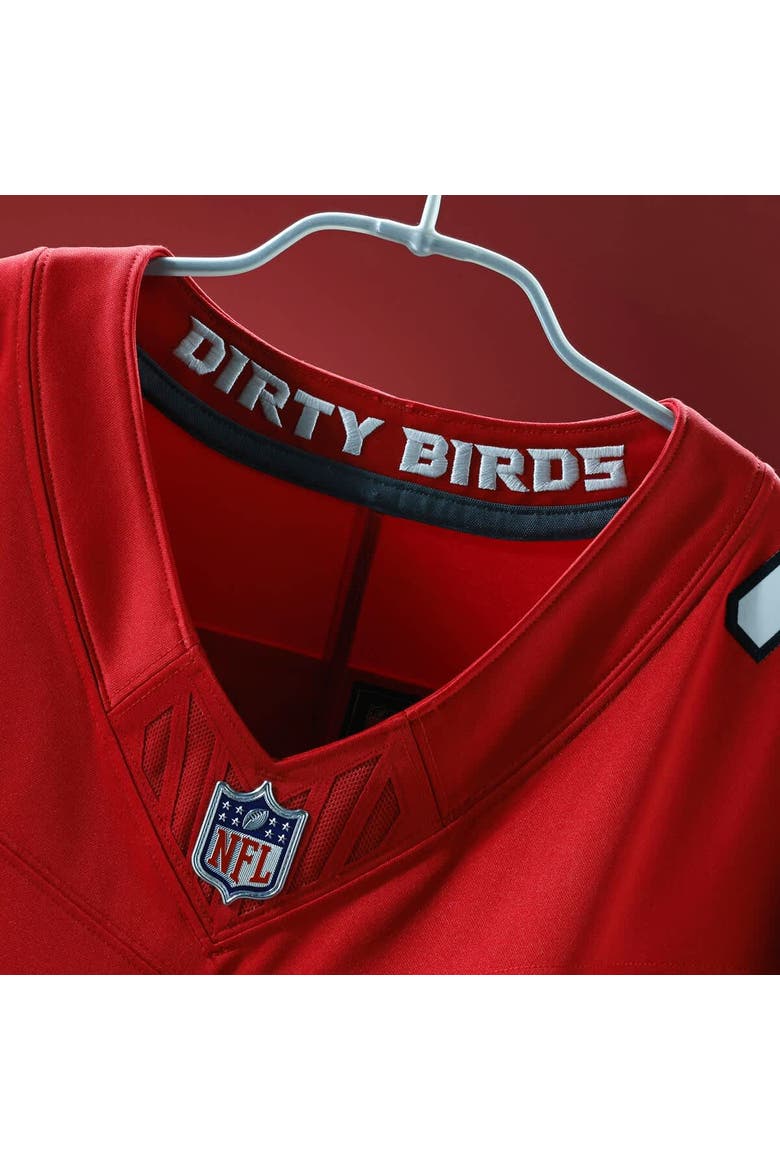 Men's Nike Bijan Robinson Red Atlanta Falcons Vapor F.U.S.E. Stitched Limited Jersey, Alternate, color, Red