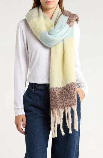 Tasha Pastel Colorblock Blanket Scarf