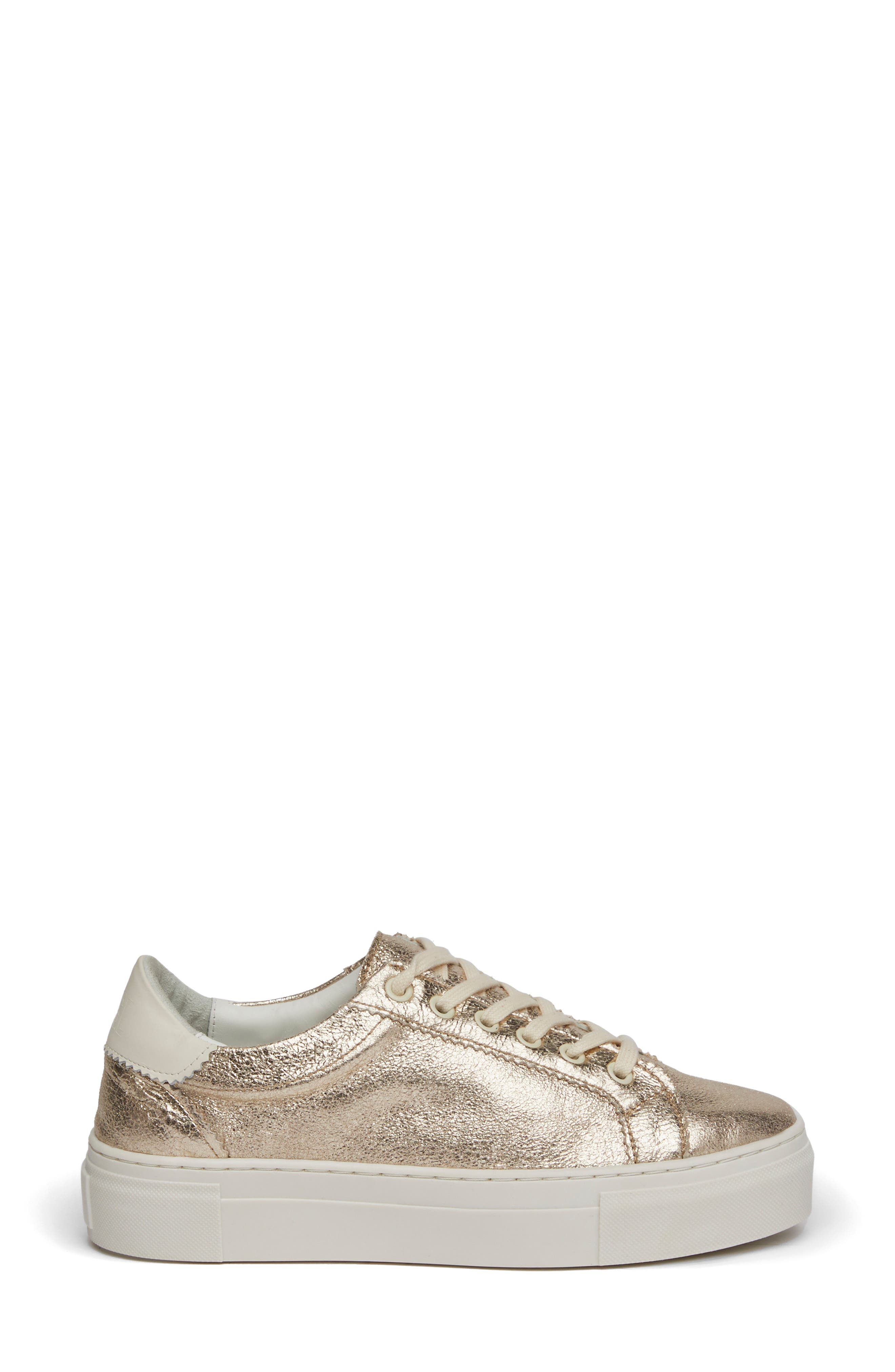 PAIGE Amelia Sneaker, Alternate, color, Champagne