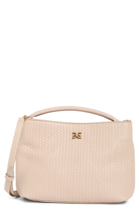 Eva Woven Leather Satchel