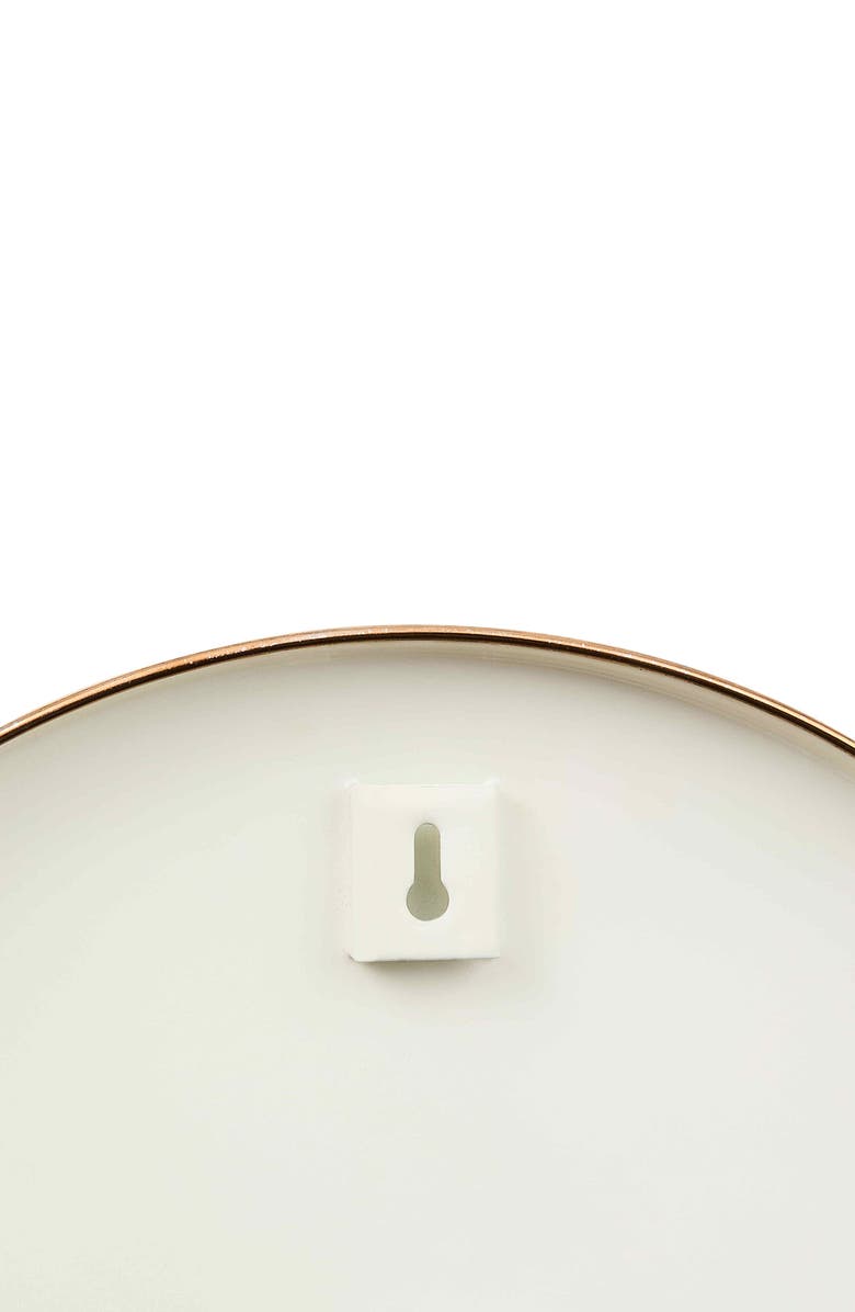 MACKENZIE CHILDS Violet Check Enameled Steel Wall Clock, Alternate, color, Violet