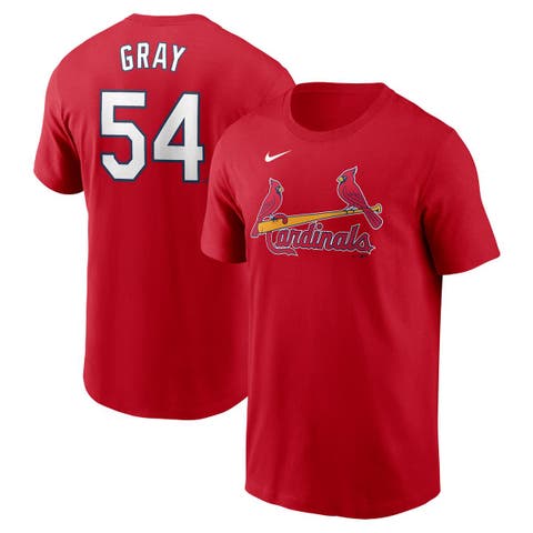 Men's Nike Sonny Gray Red St. Louis Cardinals Fuse Name & Number T-Shirt
