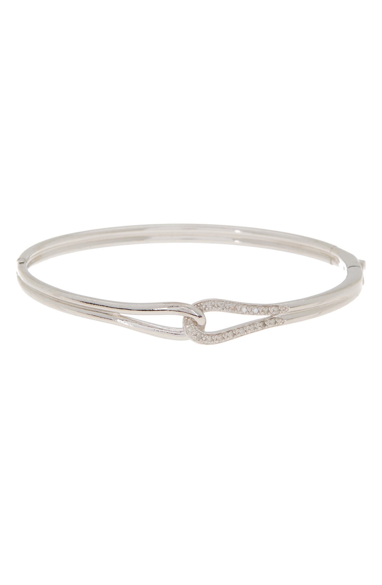 MESHMERISE Diamond Loop Bangle Bracelet - 0.15 ctw