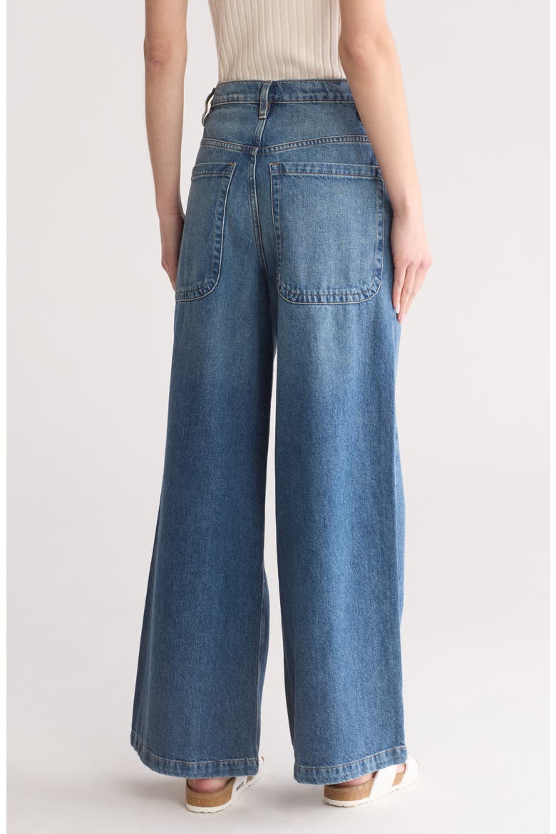 The Skater High Waist Wide Leg Jeans, Alternate, color, ROCHESTER
