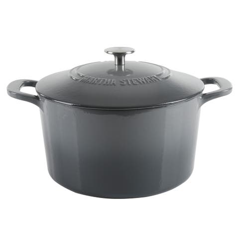 Gatwick 7-Quart Enameled Cast Iron Dutch Oven with Lid