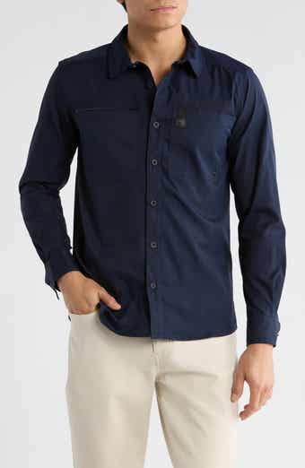 Water Resistant Technical Button-Up Shirt