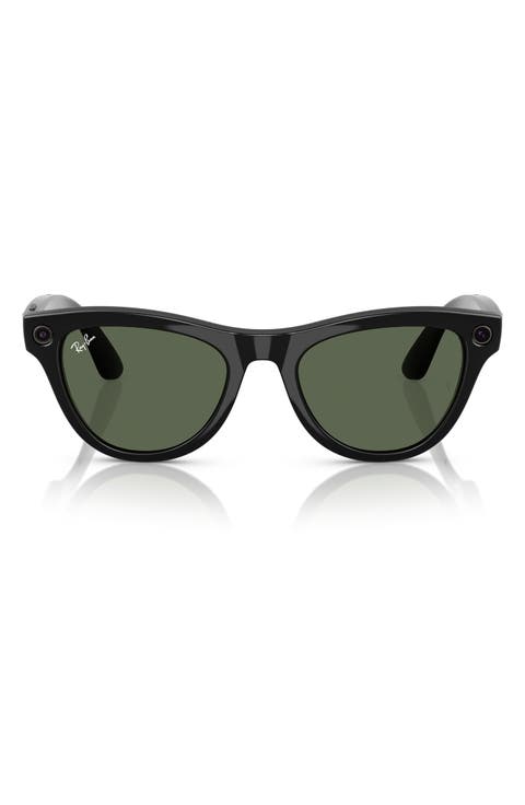 Meta Skyler 52mm Cat Eye AI Sunglasses