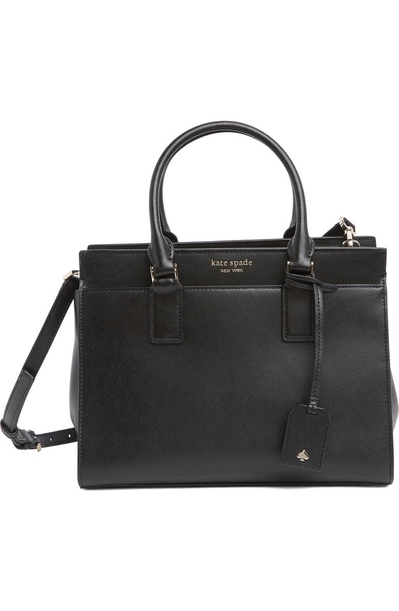 Kate Spade New York cameron medium leather satchel, Main, color,