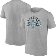 FANATICS Men's Fanatics Gray Seattle Kraken Emblem T-Shirt