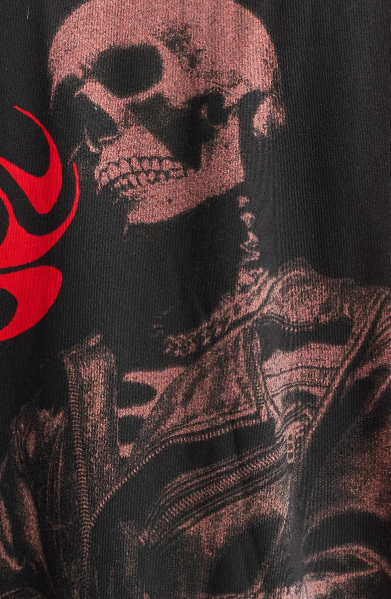 Rolling Loud World Tour Poster Cotton Graphic T-Shirt, Alternate, color, Washed Red