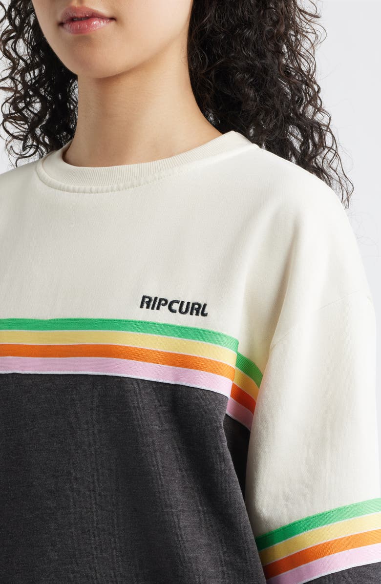 Rip Curl Surf Revival Fleece Sweatshirt, Alternate, color, Washed Black