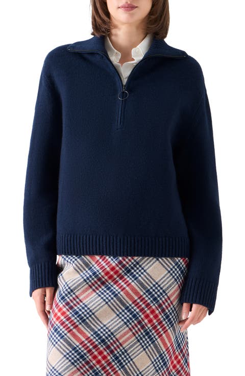 Chunky Knit Polo Sweater