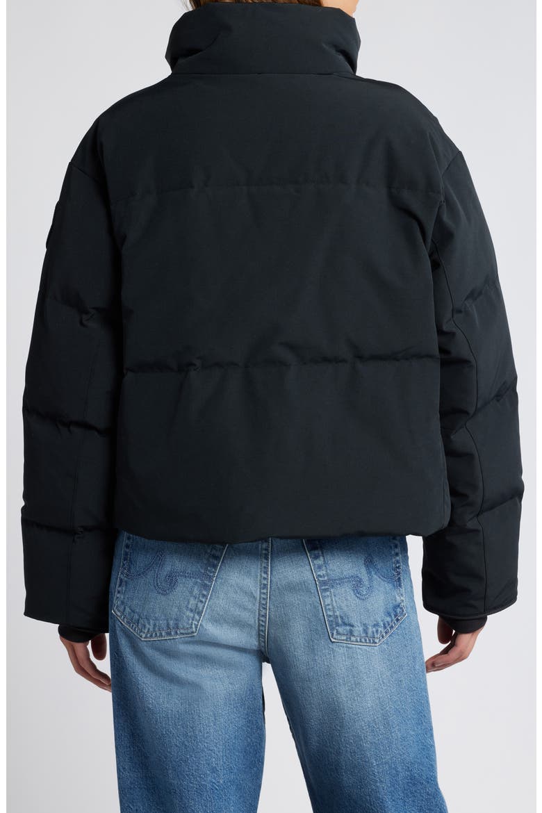 Grandview Black Label Crop 625 Fill Power Down Puffer Jacket, Alternate, color, BLACK