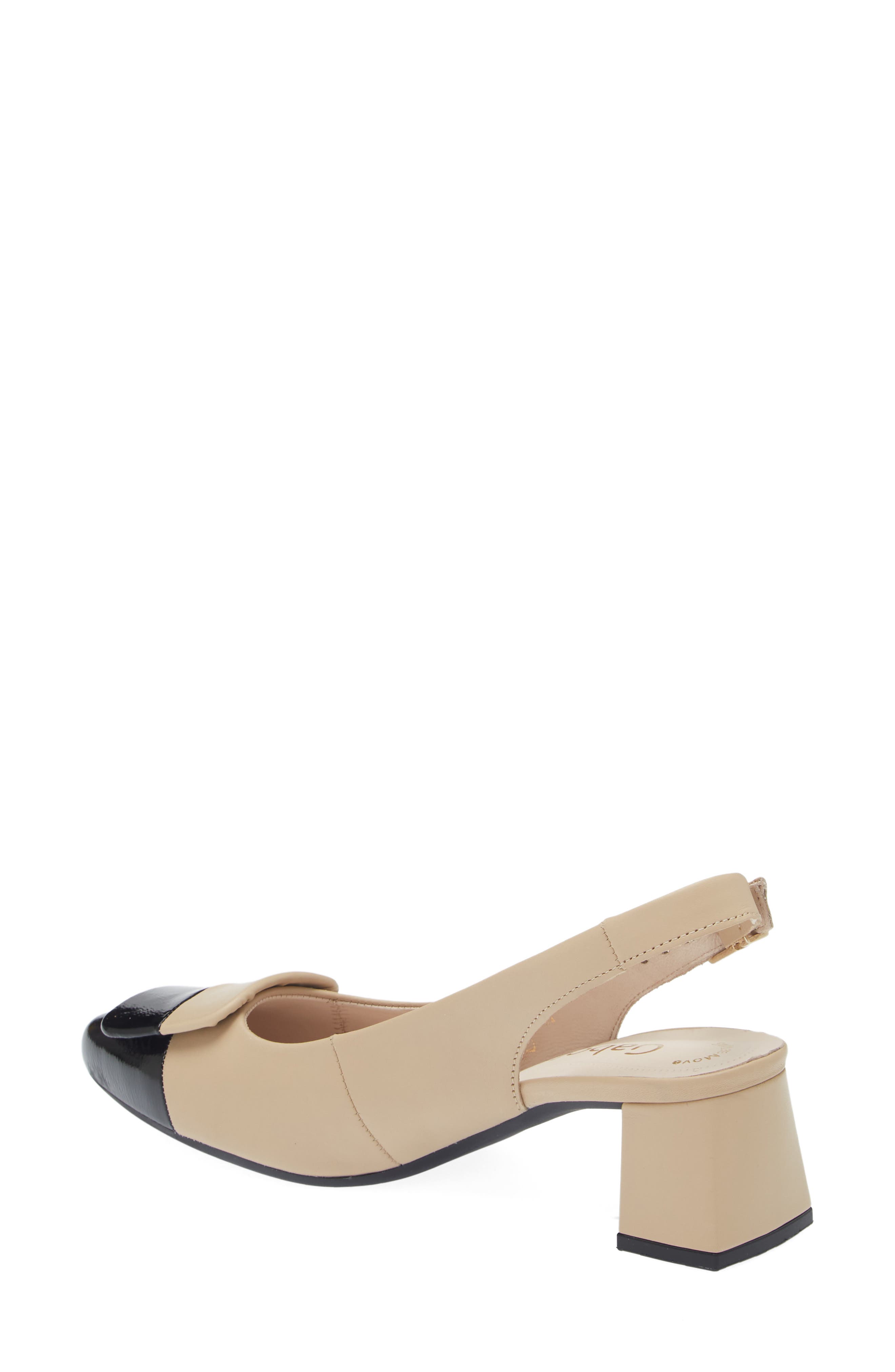 Slingback Pointed Toe Pump, Alternate, color, BEIGE
