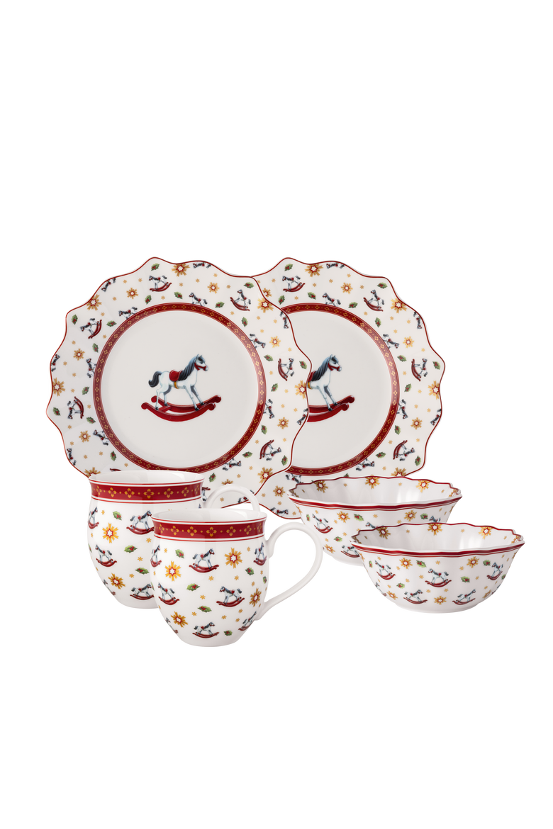 Villeroy & Boch Toy's Delight Breakfast Set for 2, Rocking horse ...