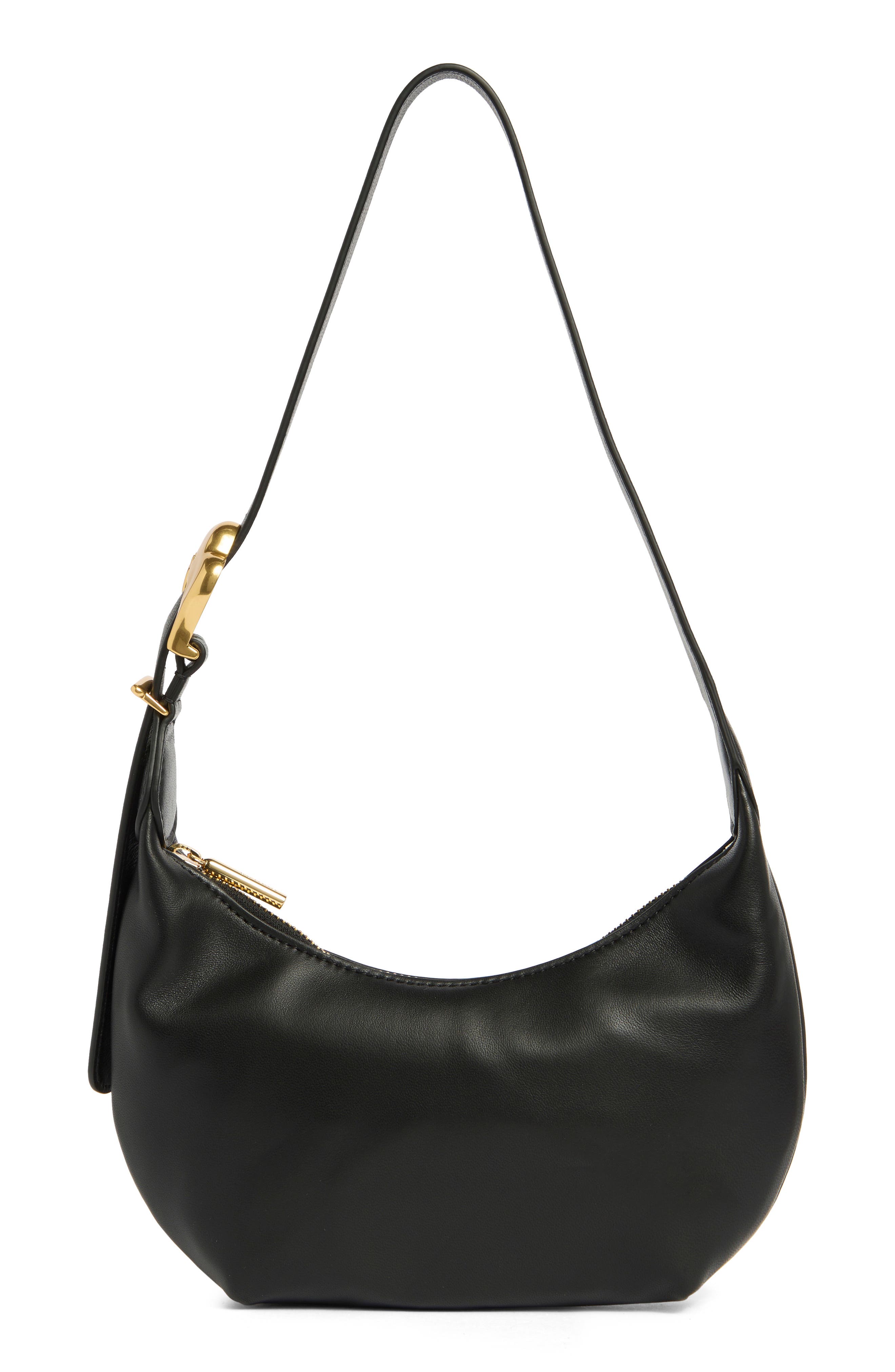 Cuyana Mini Celestia Leather Shoulder Bag, Alternate, color, 
