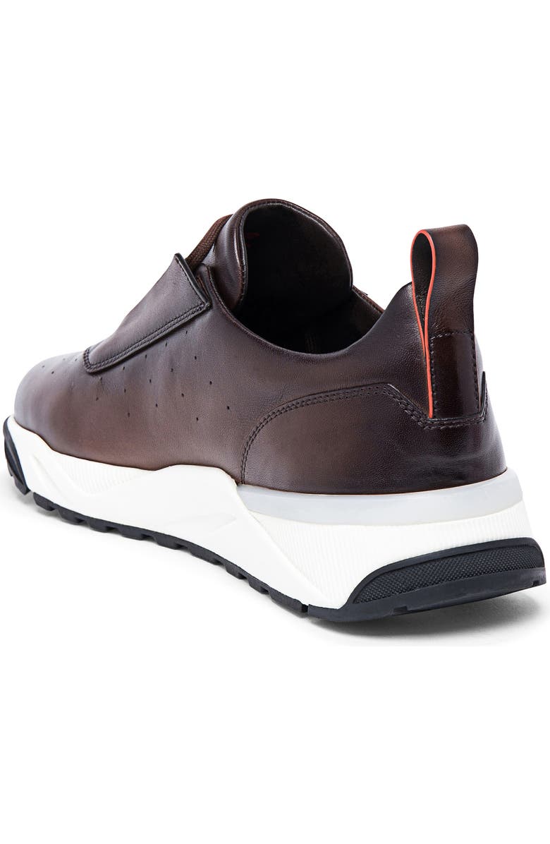 Santoni Leather Sneaker, Alternate, color,