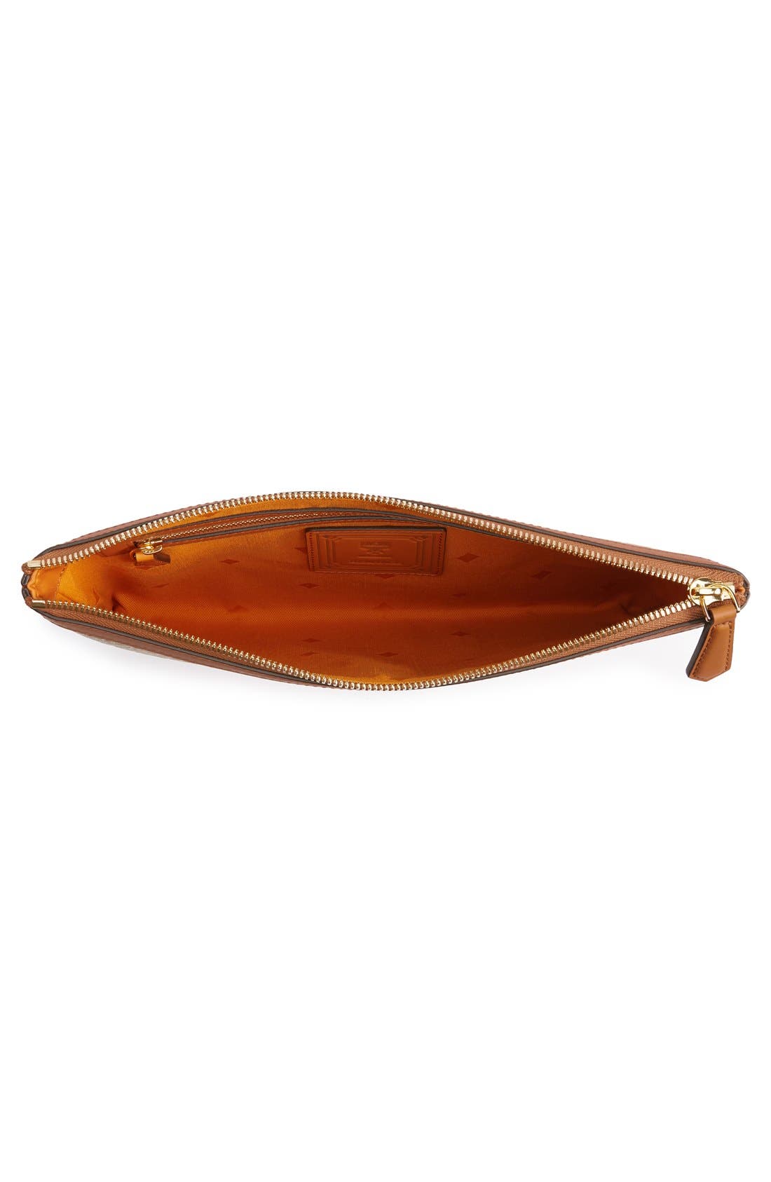 'Medium Heritage' Top Zip Pouch, Alternate, color, COGNAC
