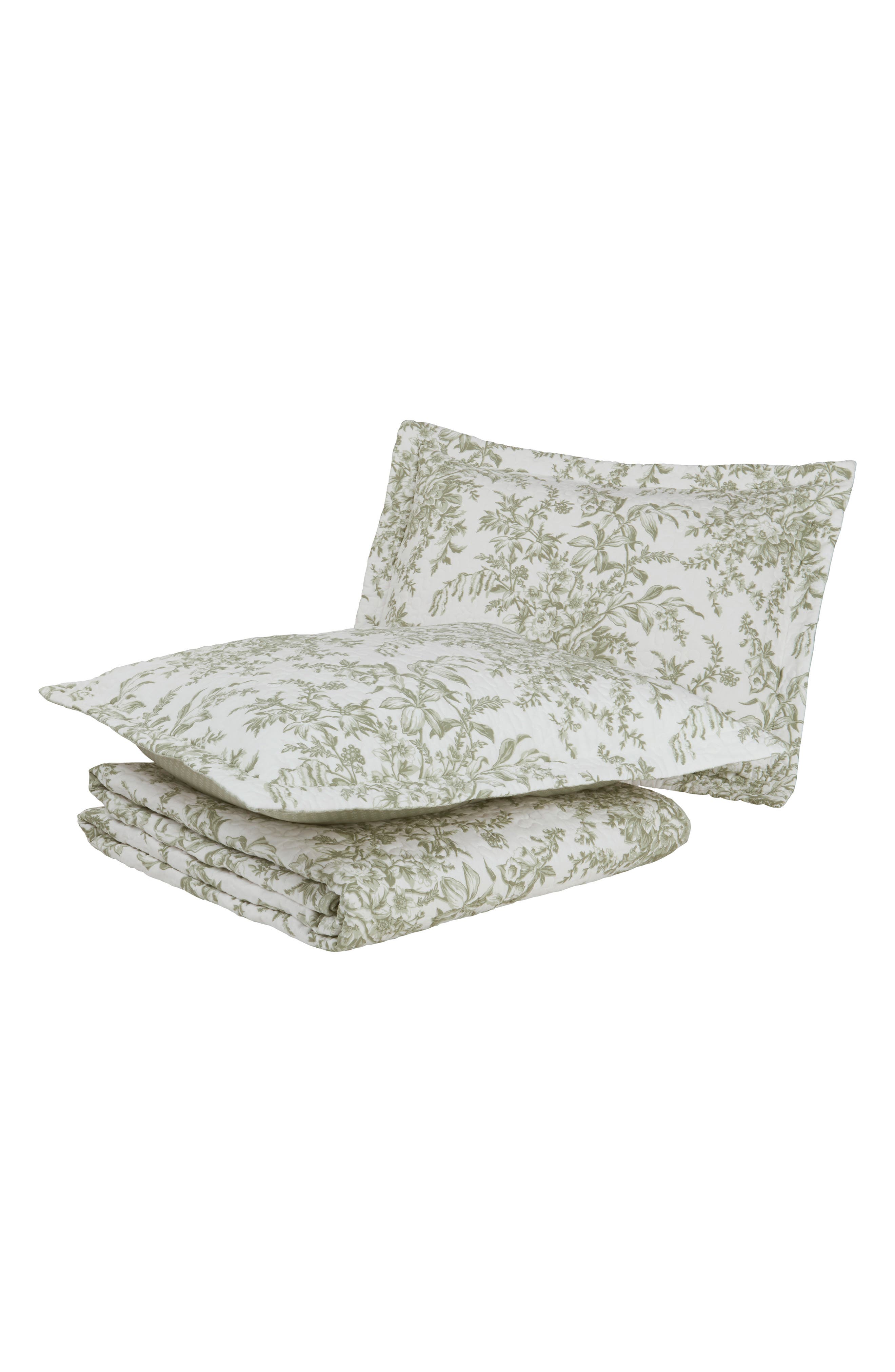 Laura Ashley Bedford Quilt & Sham Set