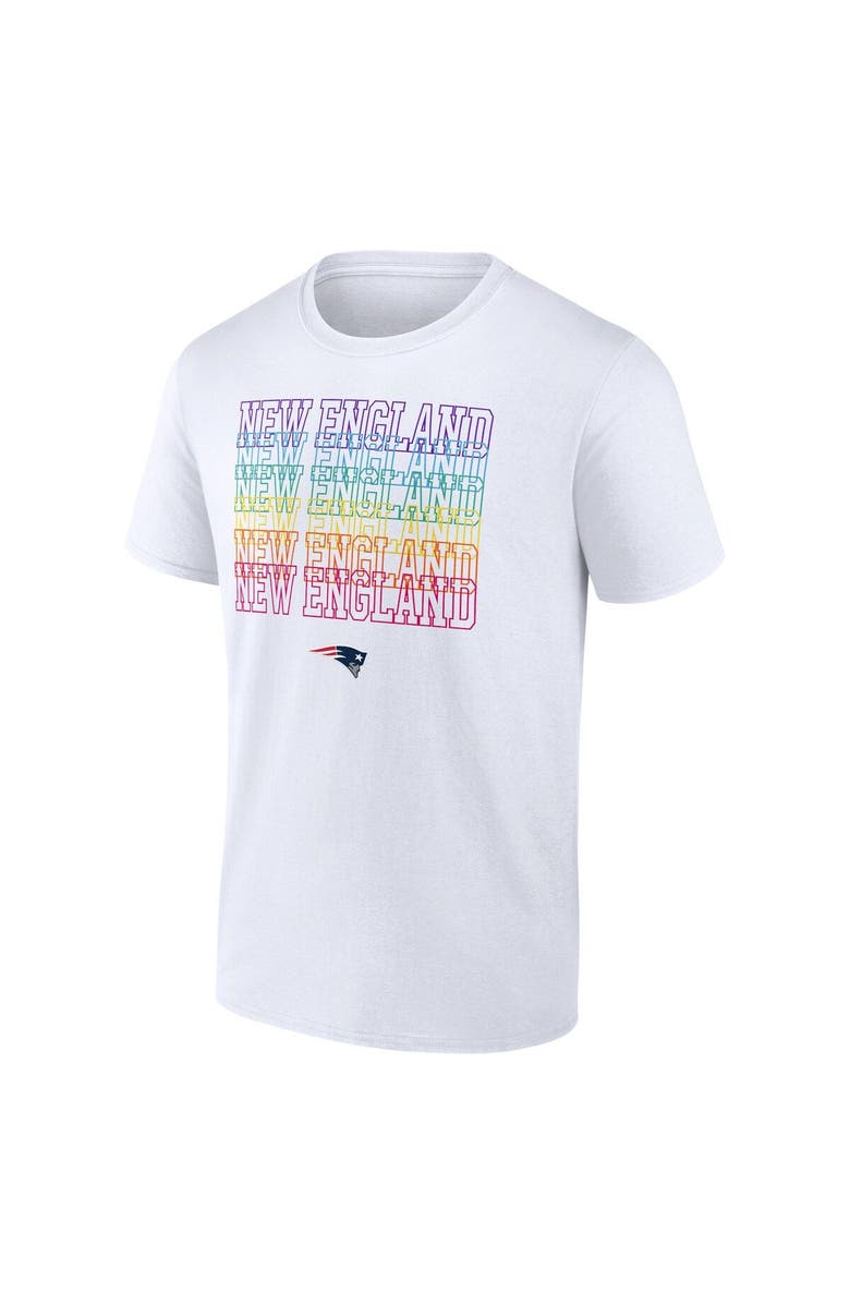 FANATICS Men's Fanatics Branded White New England Patriots City Pride Logo T-Shirt, Alternate, color, 