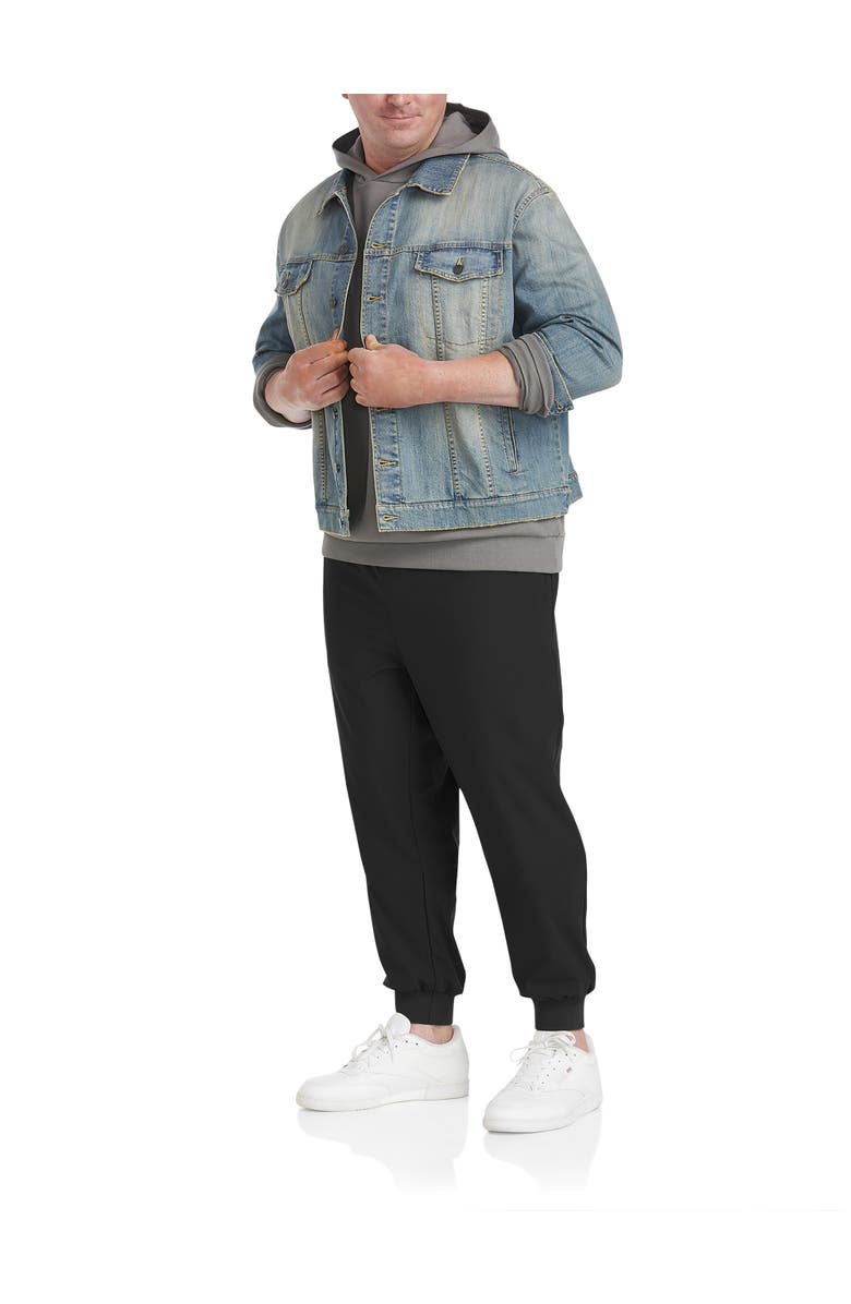 Society of One by DXL Hybrid Joggers, Alternate, color, Black