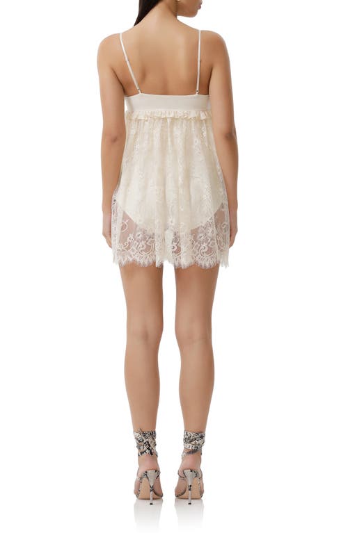 AFRM AFRM ARIA FLORAL LACE BABYDOLL MINIDRESS