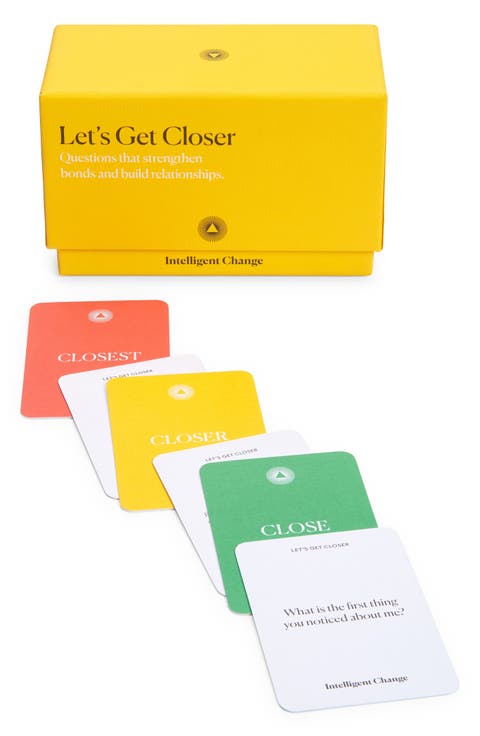 Let's Get Closer Card Game